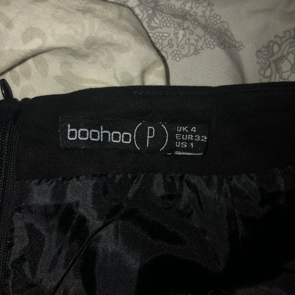 ⚡️BOOHOO black suede lace up skirt⚡️ - Picture 8 of 10